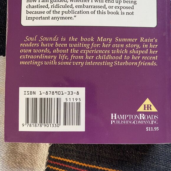 Soul Sounds: Mourning the Tears of Truth - Paperback, by Summer Rain Mary. 1992. - Picture 4 of 5